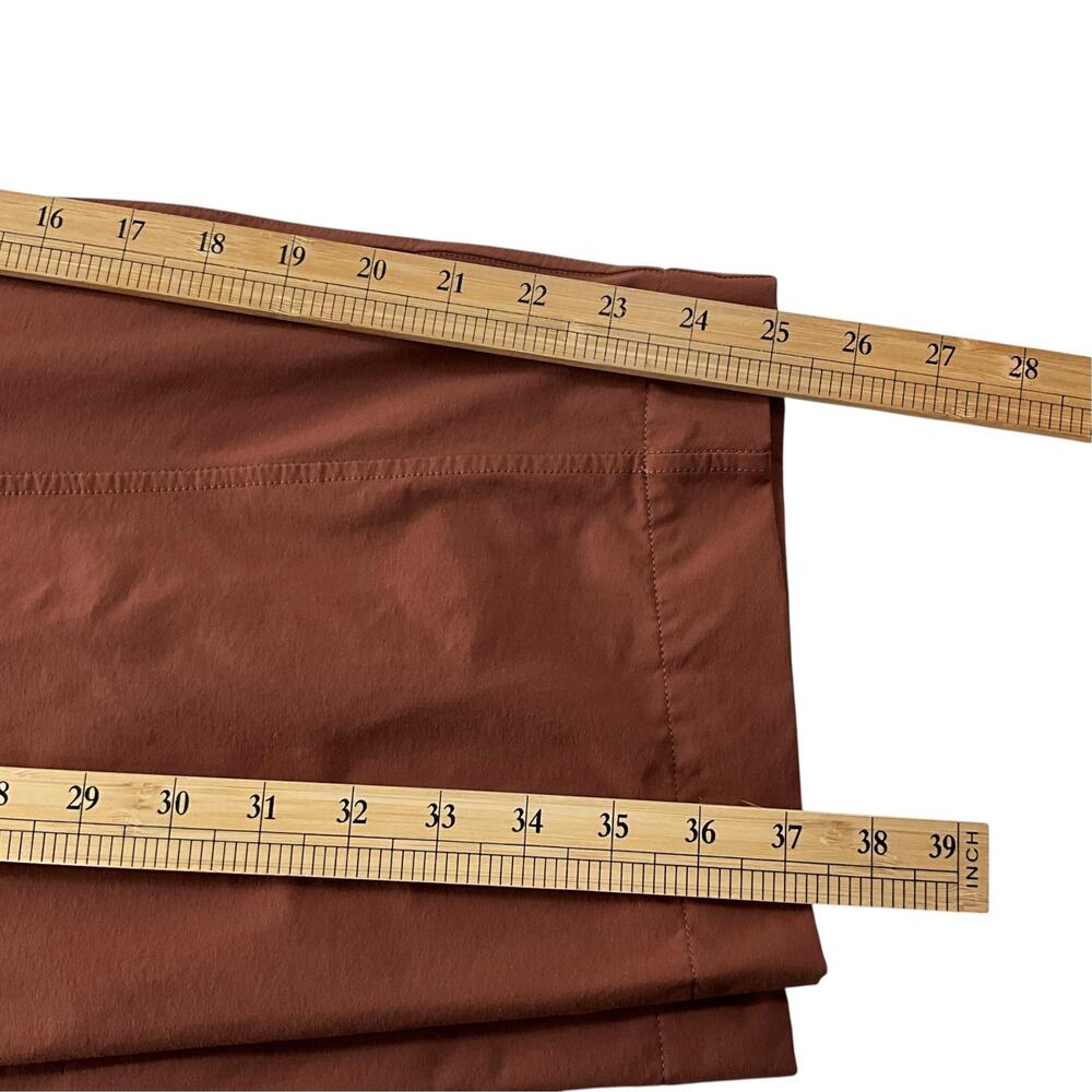 Lululemon Lightweight Mid Rise Barrel Leg Cropped Pant Ancient Copper Womens 8 - Picture 11 of 11